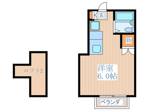 フラッツ前原の物件間取画像